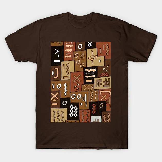 Ethnic Pattern T-Shirt by Scratch